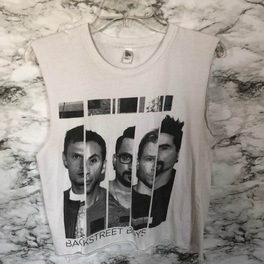 Backstreet Boys muscle tank (has been cut)